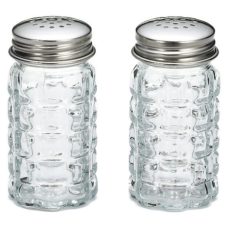 Nstlgia Salt Pppr Shkr, SS Top, 1.5OZ, PK12 MPN:163S&P-2