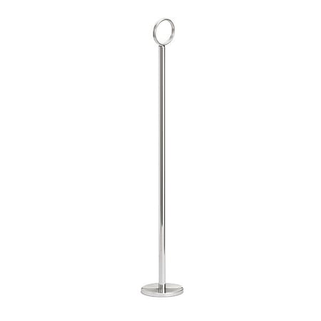 Chrome Plated Metal, Flat Bottom, 18