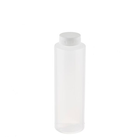 Flp Top Cap Sqz Bottle, Clr, Wht, 12OZ, PK12 MPN:2112C-1