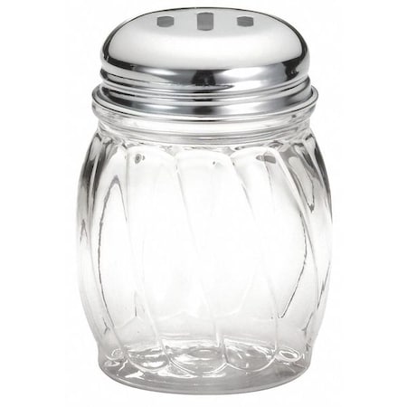 Swirl Shaker, 3 1/2 in H, Glass, PK36 MPN:260