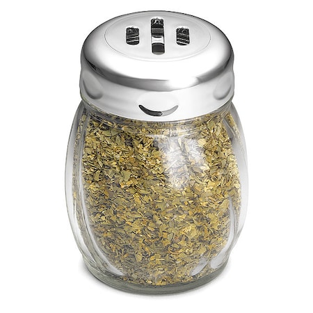 Swirl Glass Shaker, Chrm Plated, 6 OZ, PK12 MPN:260SLCH