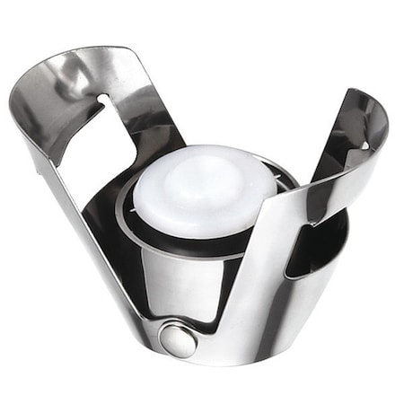 Champagne Bottle Sealer, Stainless Steel MPN:398