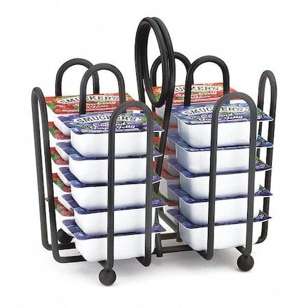 Jelly Packet Holder, Metal, Black, PK12 MPN:597CBK