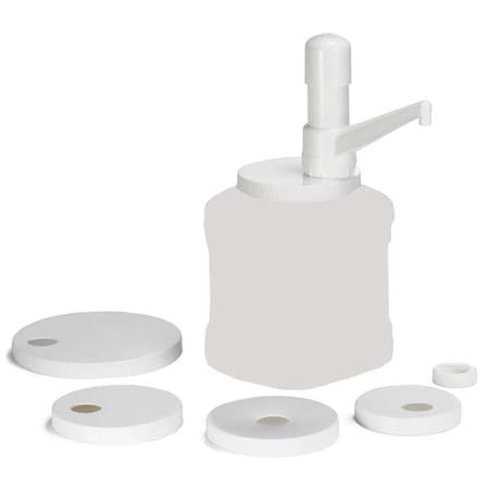 Pump and Lid Kit, 15 in H, Plastic MPN:663K