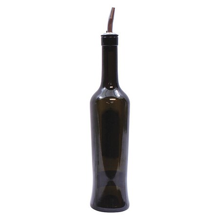 Luna Dark Grn Glass Bottle W/SS Po, 17OZ MPN:H934
