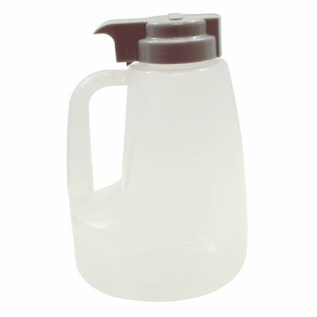Option Dspnsr, Pp, Plst Gray Top, 64 OZ MPN:PP64G