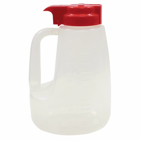 Option Dspnsr, Clrfd Pp, Plst Red Top, 64OZ MPN:PP64R