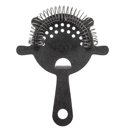 Strainer, 4-Prong, Black Acid Etch Finish MPN:10556
