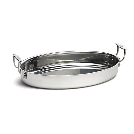 Pan, Oval, Tri-Ply, 2 Handles, SS, 5.5 qt. MPN:CW2044
