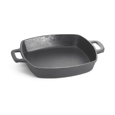 Square Fry Pan, Cast Iron, 9.875