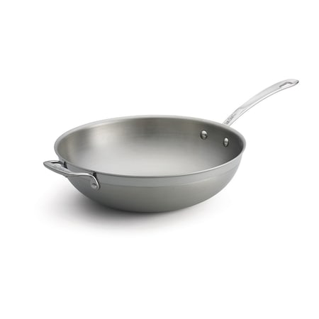Tri-Ply Wok, Long Handle, 11.75