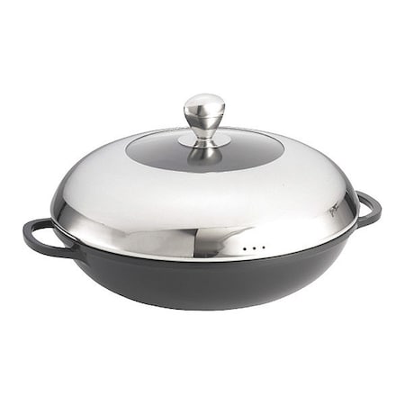 Wok, Die Cast, Aluminum, 3 qt. MPN:CWDC1040