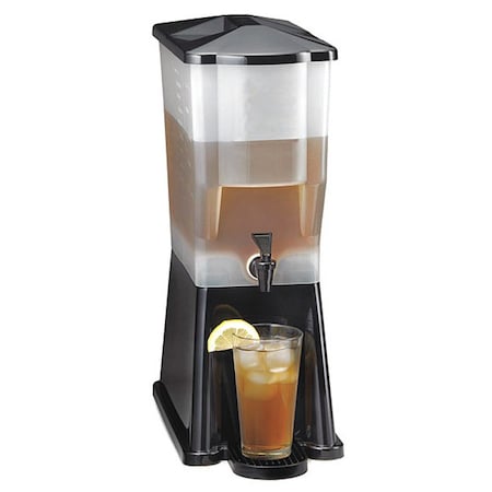 Beverage Dispenser, Single, Black, 3 gal. MPN:353DP