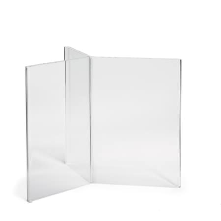 Table Tent, Six-Sided, Acrylic, 4