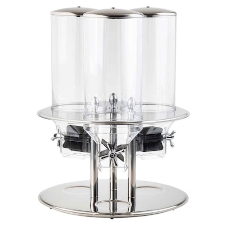 Cereal Dispenser, Triple, 50 oz. MPN:693