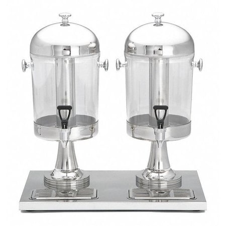 Beverage Dispenser, Double, SS MPN:72