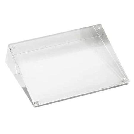 Card Holder, Slanted, Acrylic, 4x6 MPN:ACHS46