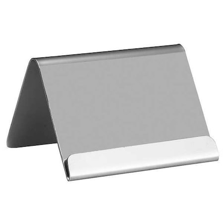 Card Holder with Lip, SS, Silver MPN:B17
