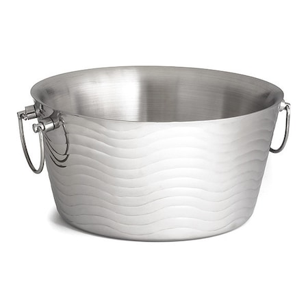 Beverage Tub, Double Wall, Wave, SS, 3 gal. MPN:WBT14