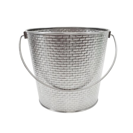 Brkhse Coll, Rnd Pail W/Hndl, SS, 8.1