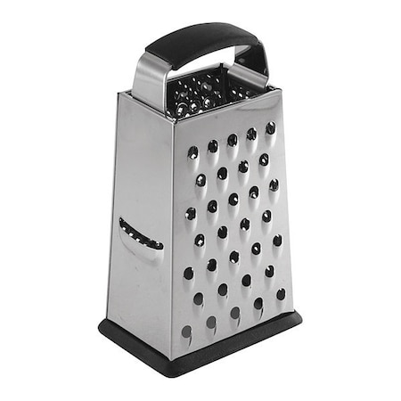 Small Box Grater, 4Side, SS, Non-Slip, 6