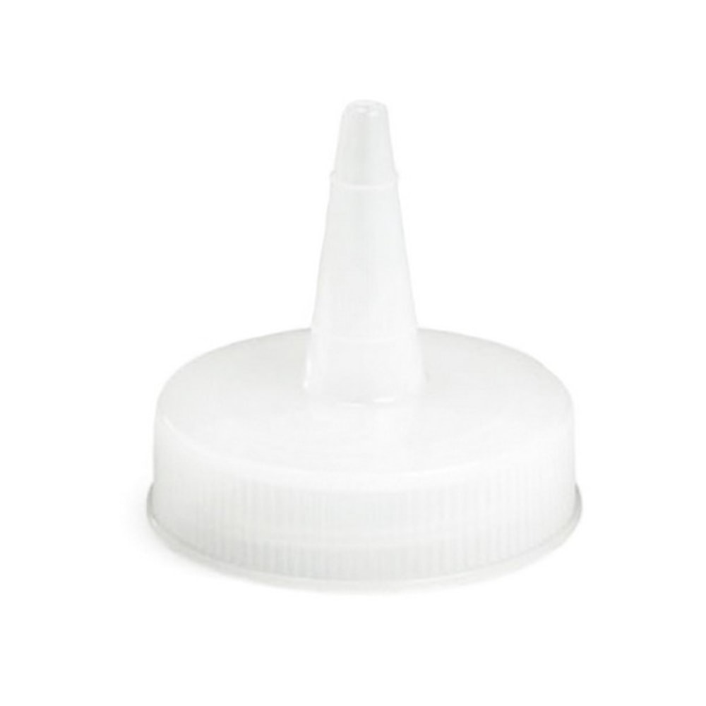 Tablecraft Squeeze Bottle Tops, 1 Oz, White, Pack Of 12 Tops MPN:100TC