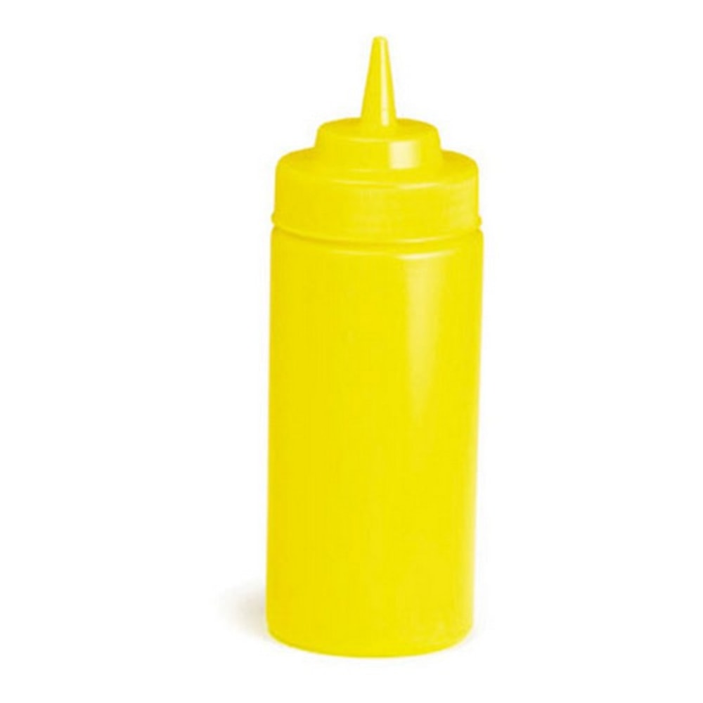 Tablecraft Wide Mouth Squeeze Bottle, 16 Oz, Yellow MPN:11663M