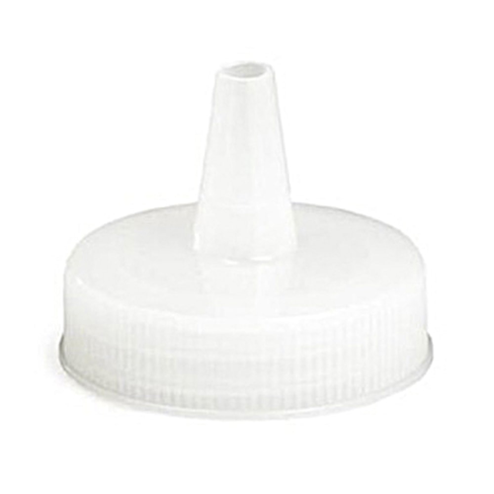 Tablecraft Squeeze Bottle Natural Cone TipTops, White, Set Of 12 Tops MPN:53TC