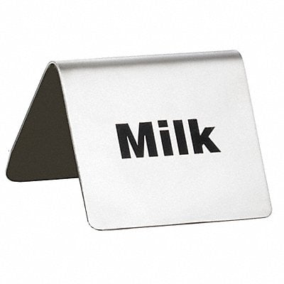 Milk Buffet Sign SS Silver MPN:B5