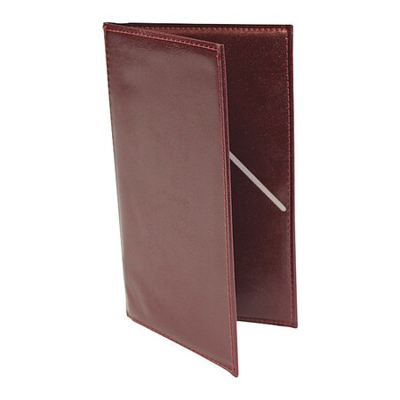 Check Presntation Hldr, Burgundy, 5.25