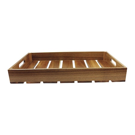 Gastro Serving/Display Crate, Acacia, 1:1 MPN:CRATE11