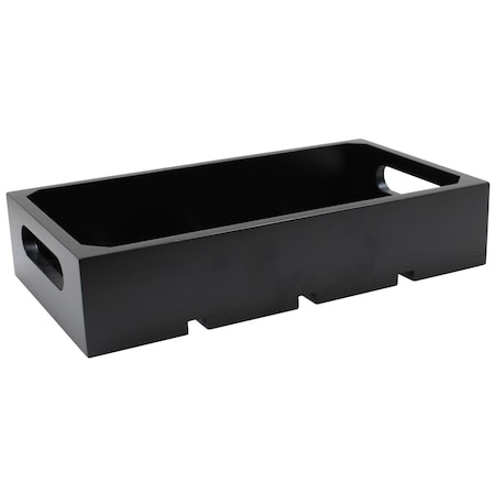 Gastro Serving/Display Crate, Black, 1:3 MPN:CRATE13BK