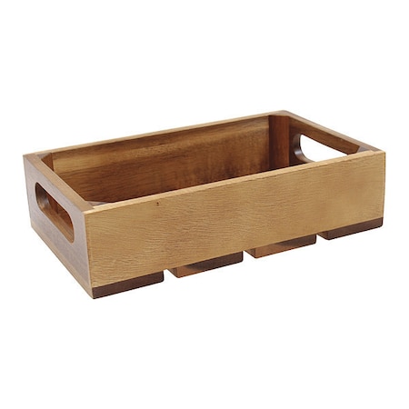 Gastro Serving/Display Crate, Acacia, 1:4 MPN:CRATE14