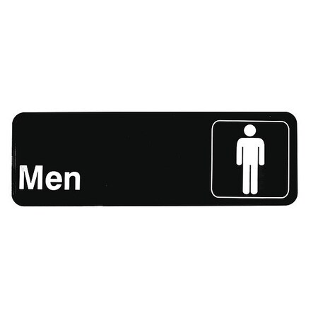 Compliant Plst Sign, Men Restroom, 3