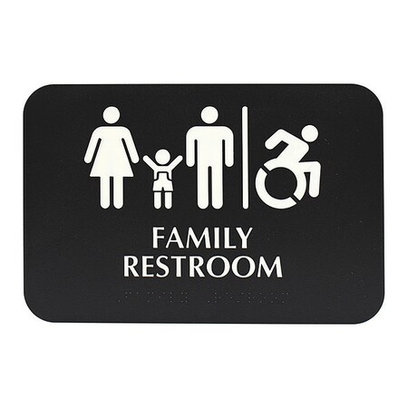 Braille Sign, Fam Rstrm, ADA, 6