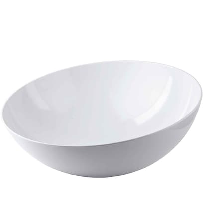 Round Melamine Bowl, 20 quart, White MPN:10186W