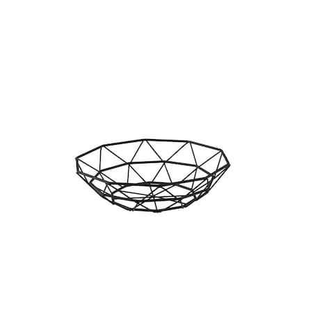 Round Delta Series Wire Basket, Black, 8 MPN:10463
