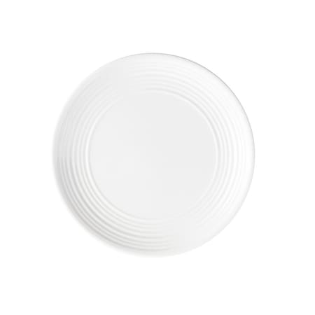 Round Side Plate, White, Melamine, 6 MPN:10515