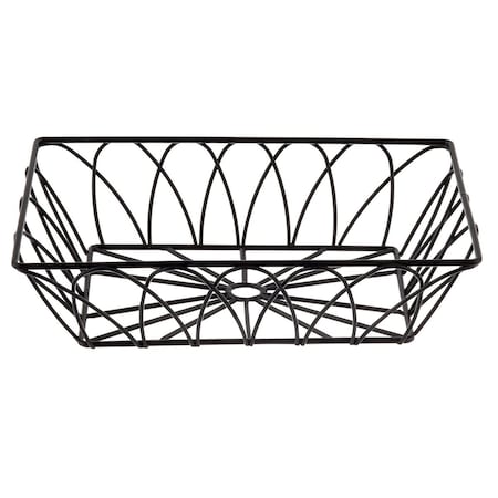 Rectangular Serving Basket, Blk, 9x6x2.5 MPN:10537