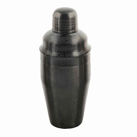 Cocktail Shaker, 3-Piece, Blk Finish, 18 oz MPN:10552