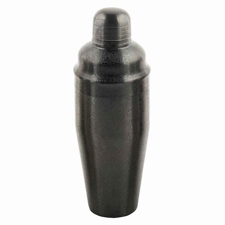 Cocktail Shaker, 3-Piece, Blk Finish, 24 oz MPN:10553