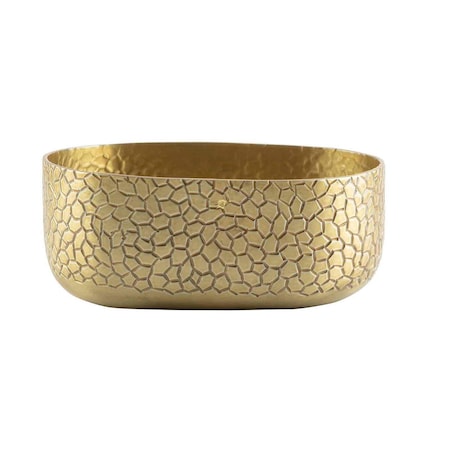 Bowl, 6.5x4.75x2.375, Gold MPN:10705