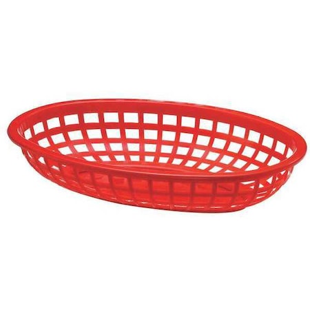 Food Serving Basket, 6 3/16 in W, Red, PK36 MPN:1074R