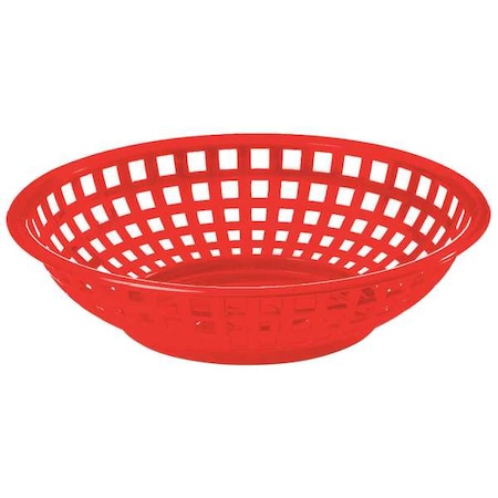 Food Serving Basket, 8 in W, Red, PK36 MPN:1075R