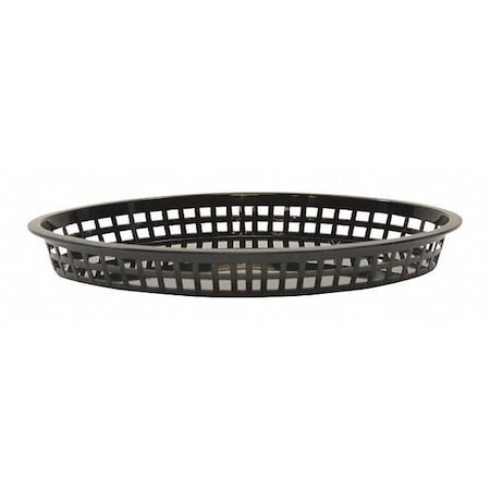 Texas, Platter Basket, Oval, Plstc, Blk, PK12 MPN:1086BK