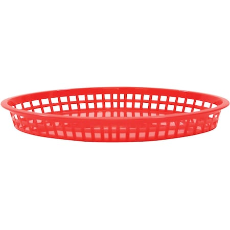 Texas, Platter Basket, Oval, Plstc, Red, PK12 MPN:1086R