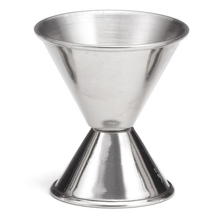 Jigger W/Capacity Stmpng, SS, .75OZ/1.5OZ MPN:1204