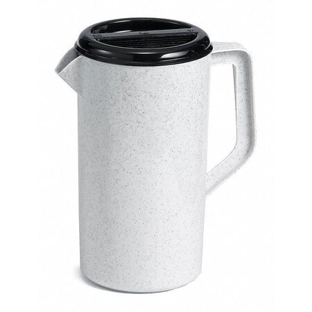 Plst Pitcher, Granite, 3-Way Sanitary Blk MPN:144GRT