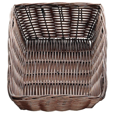 Handwoven, Rectangular Basket, Brown, PK12 MPN:1472