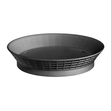 Diner Platter w/Base, 10-1/2 In, Blk, PK12 MPN:157510BK